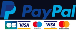 PayPal et cartes acceptées
